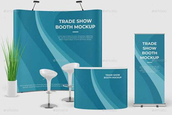Realistic Trade Show Mockups – Free & Premium Editable PSD, Ai, Vector, EPS, PNG, PDF, TIFF Format Templates
